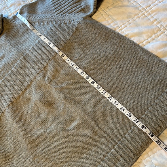 Timberland tan wool blend roll neck sweater sz L - Picture 5 of 6